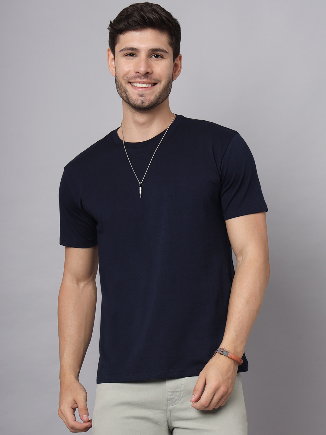 Supima : Men Cotton Plain T-Shirts