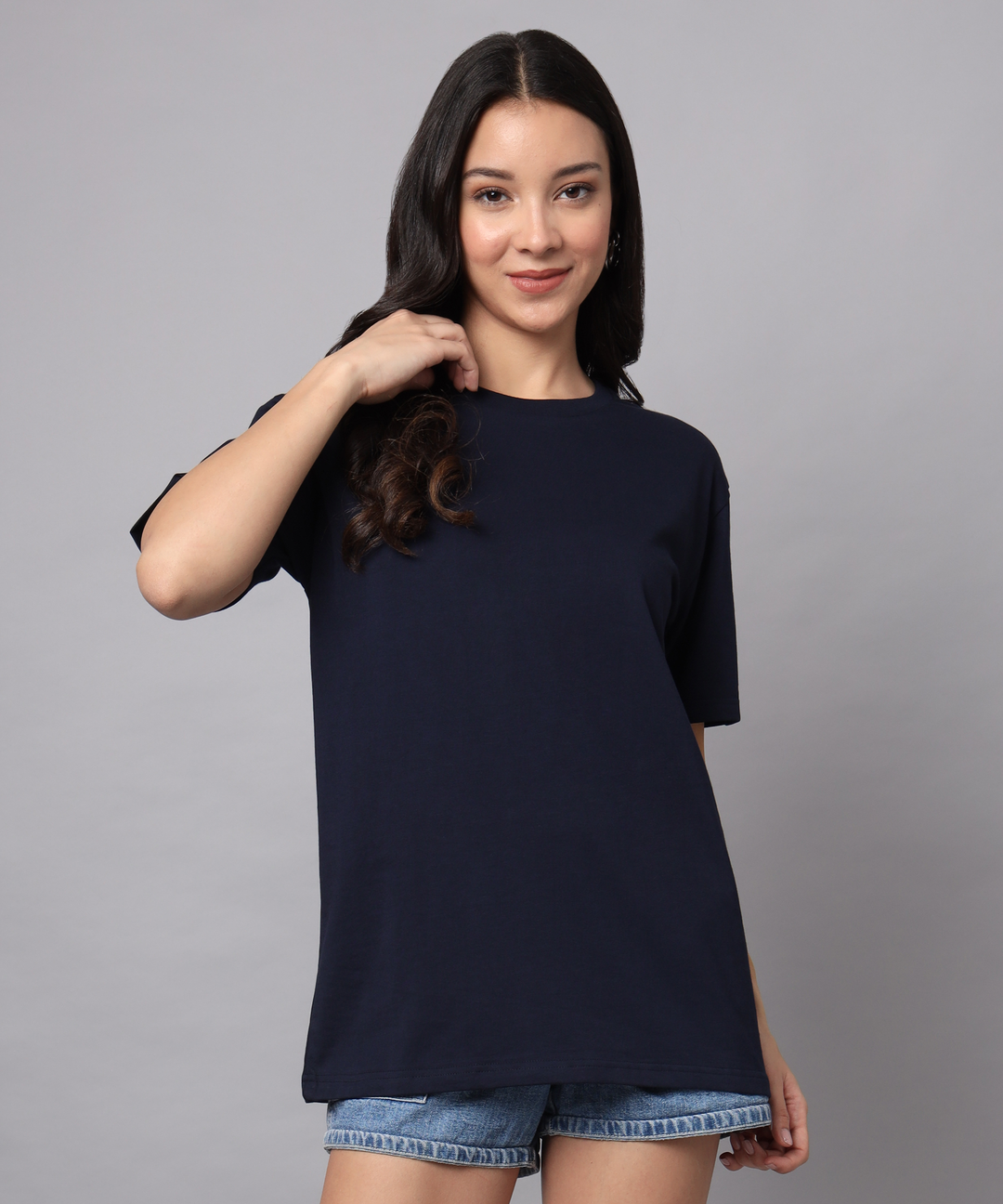 Supima Cotton Plain T-Shirts for Women