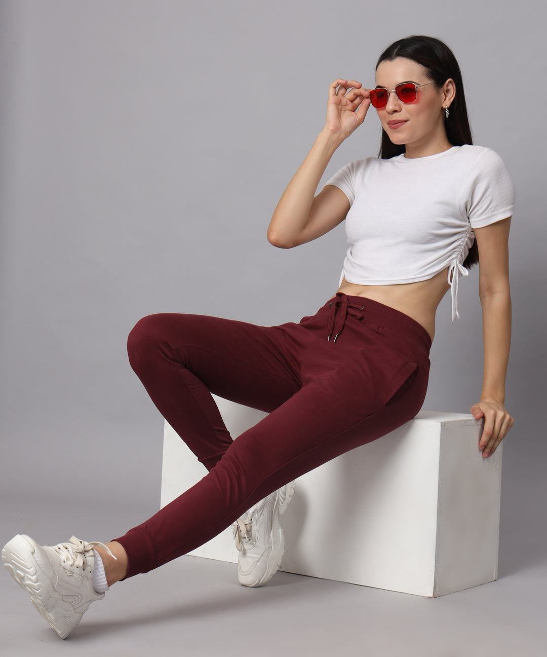 Flicksbee - Premium Cotton Joggers for Women