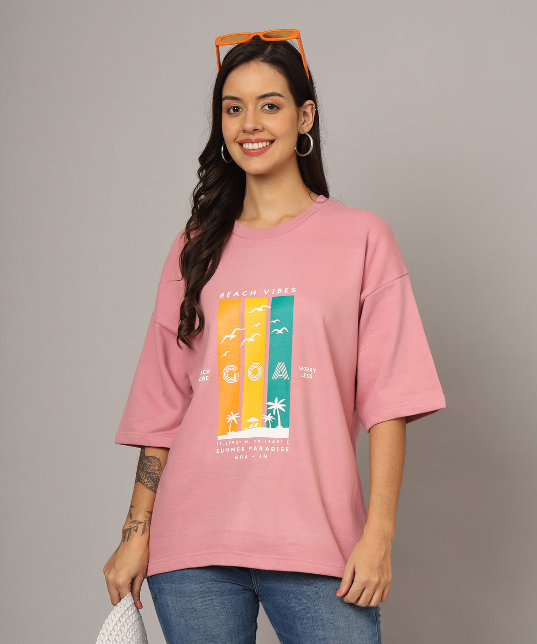 Women's Oversized T-Shirt Goa Beach Vibes