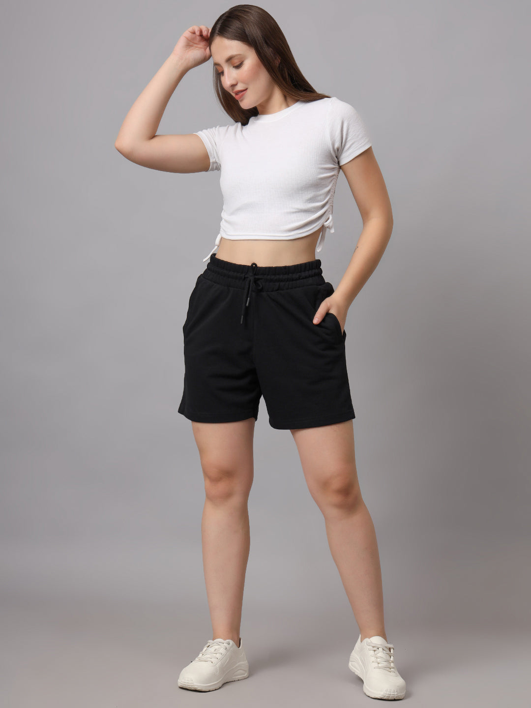 Flicksbee - Premium Terry Cotton Shorts For Women