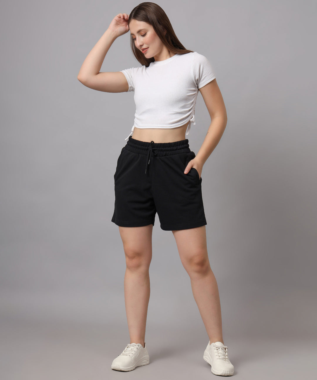 Flicksbee - Premium Terry Cotton Shorts For Women