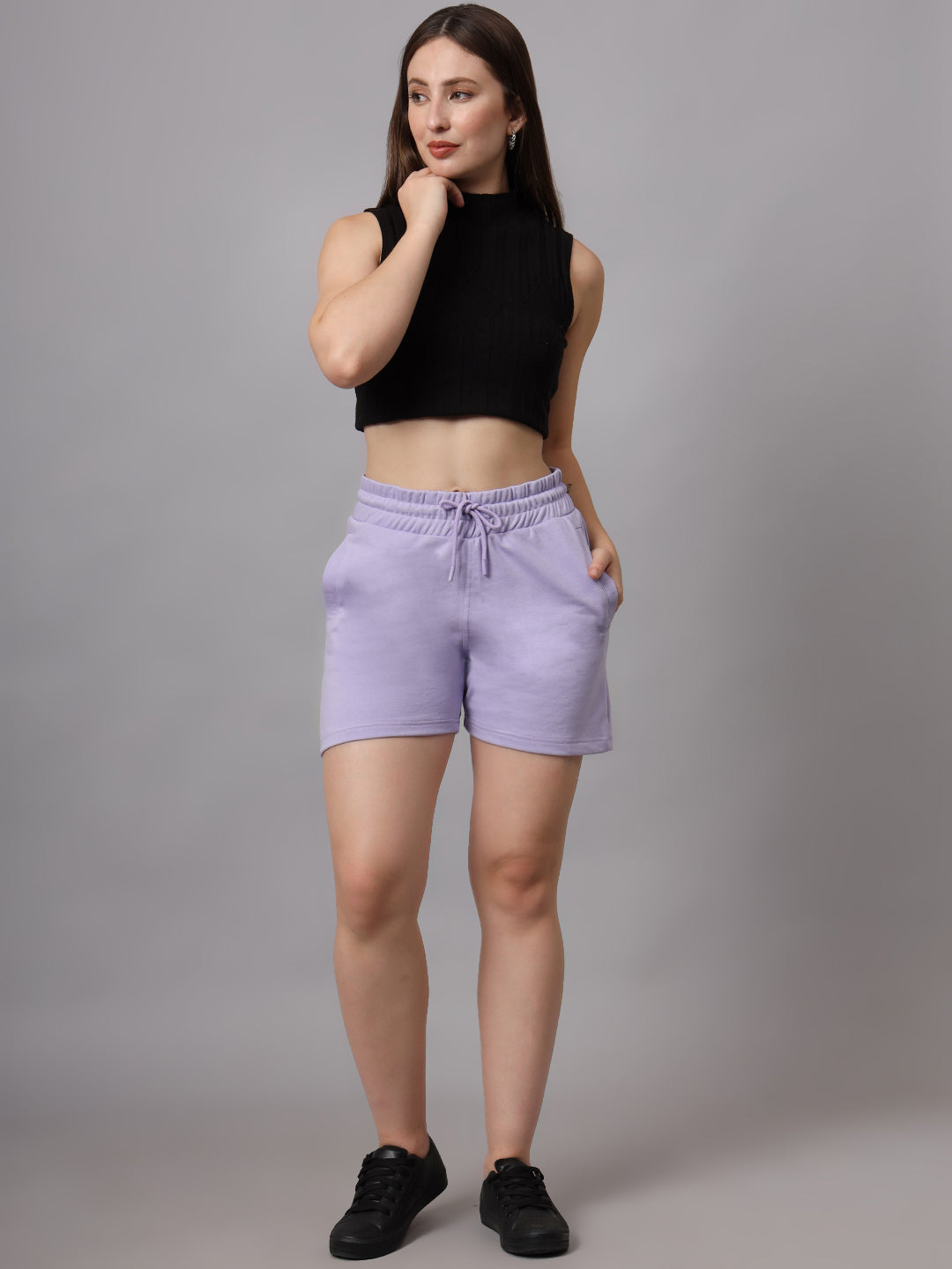 Flicksbee - Premium Terry Cotton Shorts For Women