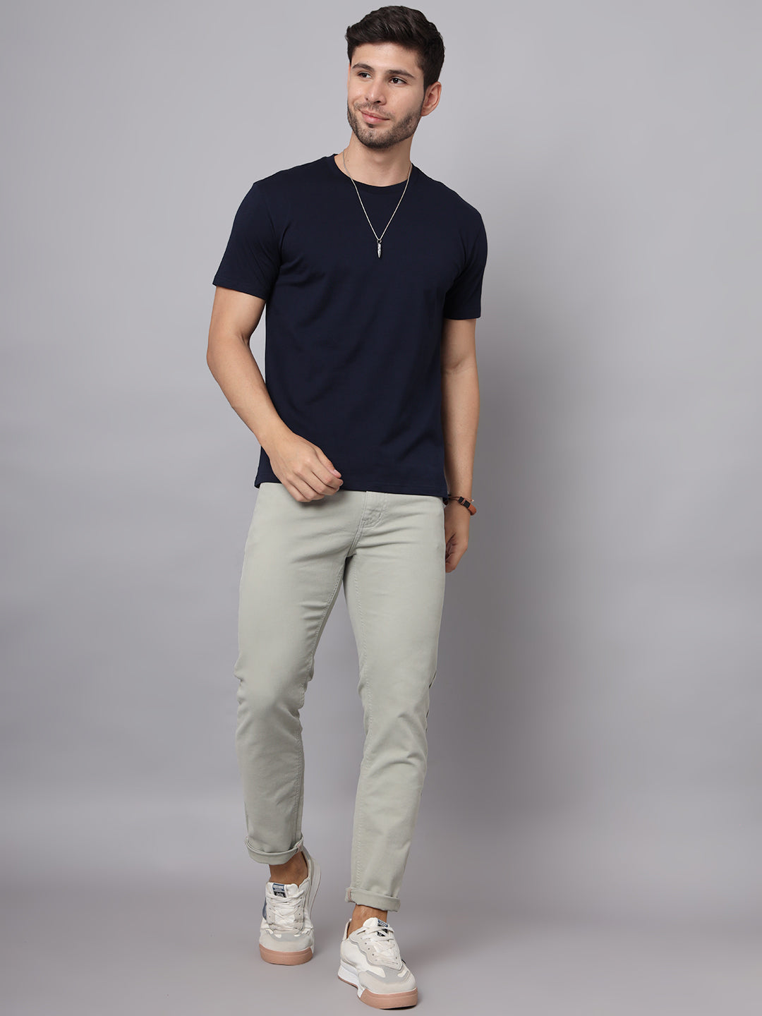 Supima Cotton Plain T-shirts For Men blue