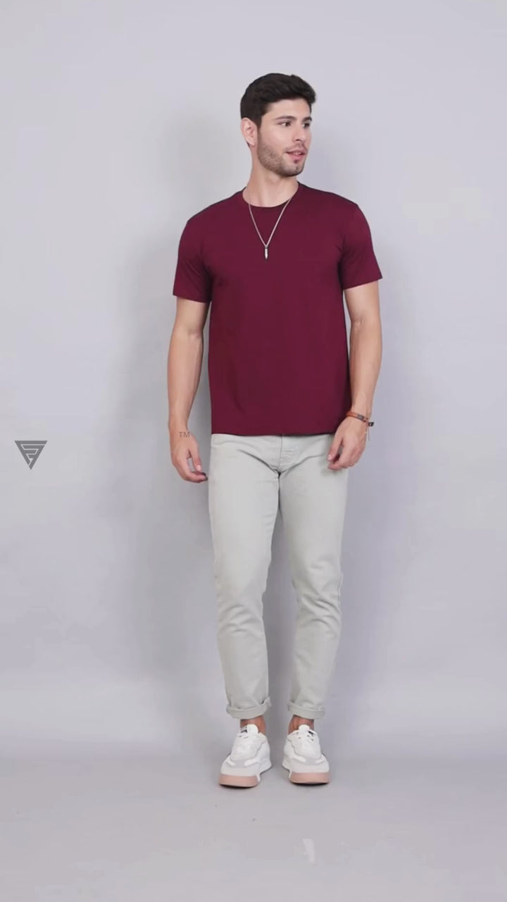 Supima Cotton Plain T-shirt For Men video